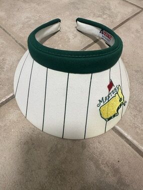 Masters Visor in Green and White